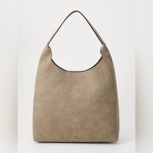New! Aldo Beige Faux Leather Large Hobo Bag